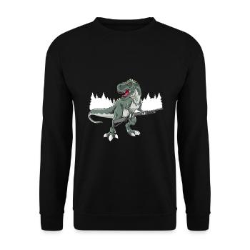 Duck hunting duck hunting hunter duck duck hunter design - Unisex Sweatshirt - black - Front - Alina (178cm) & Michal (187cm)