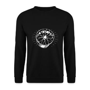 Tuning - Unisex Sweatshirt - black - Front - Alina (178cm) & Michal (187cm)