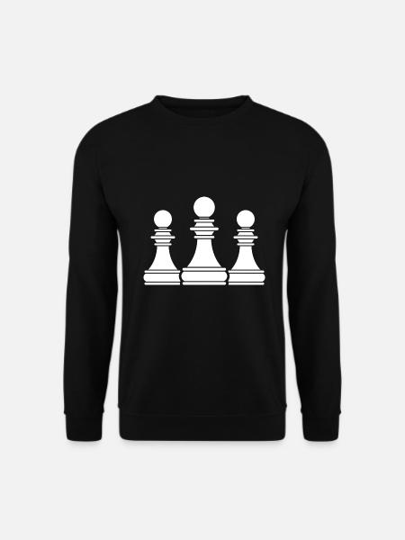 Échecs - Sweat-shirt Unisexe - noir