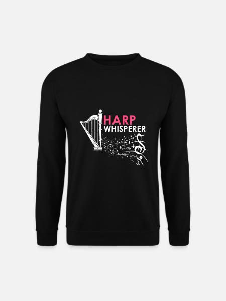 Conception de harpe pour harpiste et joueur de harpe - Sweat-shirt Unisexe - noir