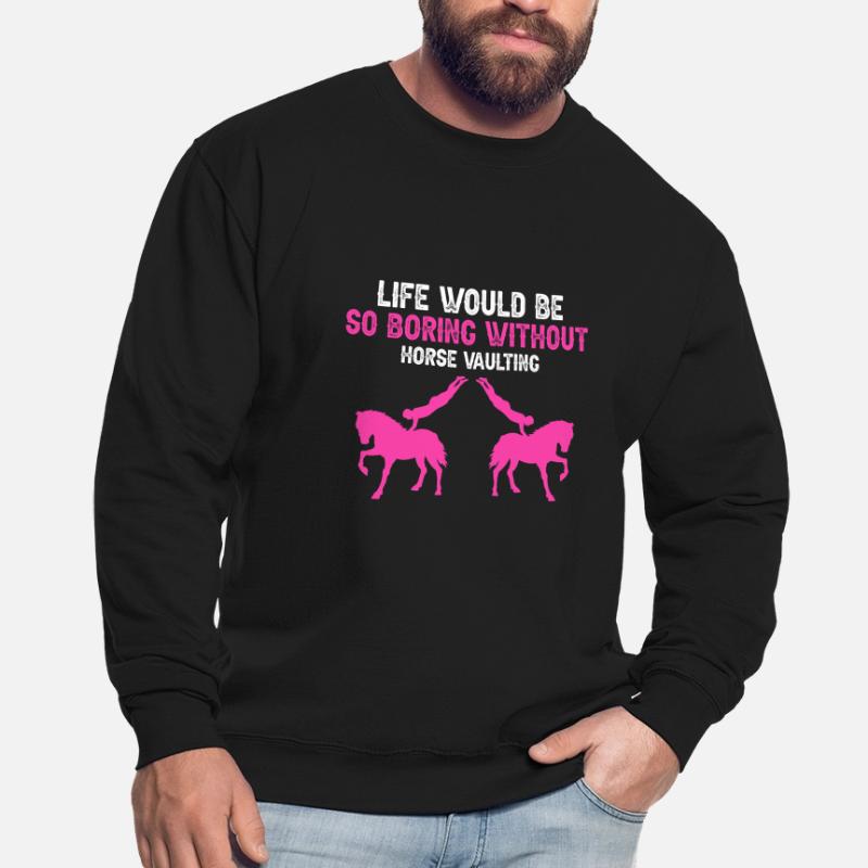 Conception acrobatique de voûte et cheval équestre Sweat-shirt Unisexe