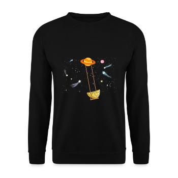 Limonade Limonade Limonade Limonade Stand Design - Sweat-shirt Unisexe - noir - Devant - Alina (178cm) & Michal (187cm)