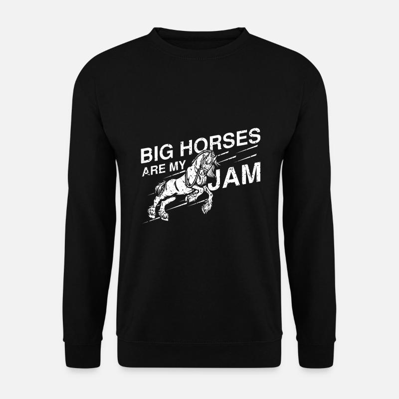 Conception Clydesdale pour clydesdale Riders - Sweat-shirt Unisexe - noir