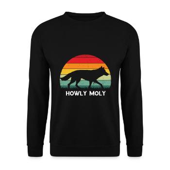 Capture de coyotes et conception de chasseur de coyotes - Sweat-shirt Unisexe - noir - Devant - Alina (178cm) & Michal (187cm)