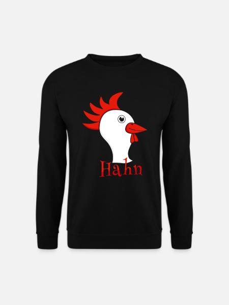 Partnershirt Hahn - Unisex Pullover - Schwarz