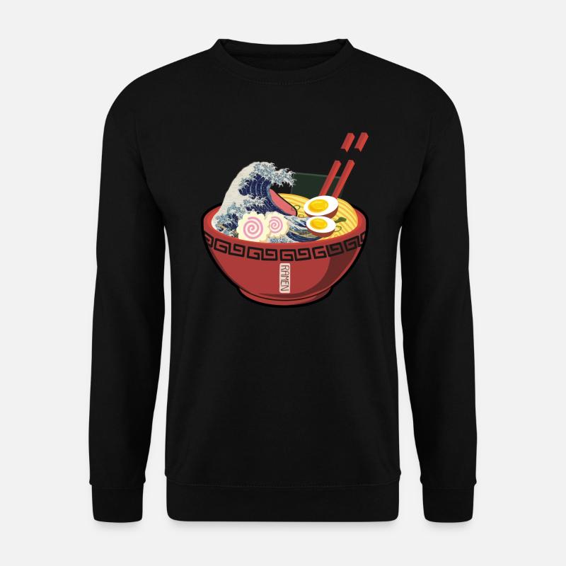 Great Wave Ramen - Unisex Sweatshirt - black