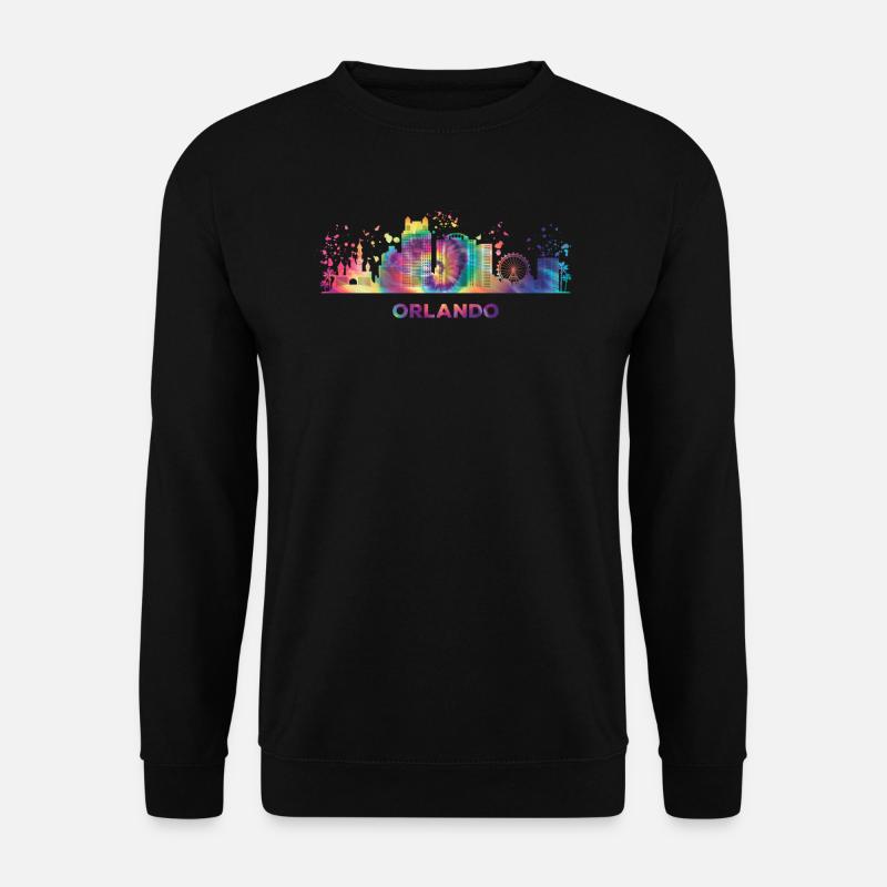 Orlandoan Skyline Orlando - Unisex Pullover - Schwarz