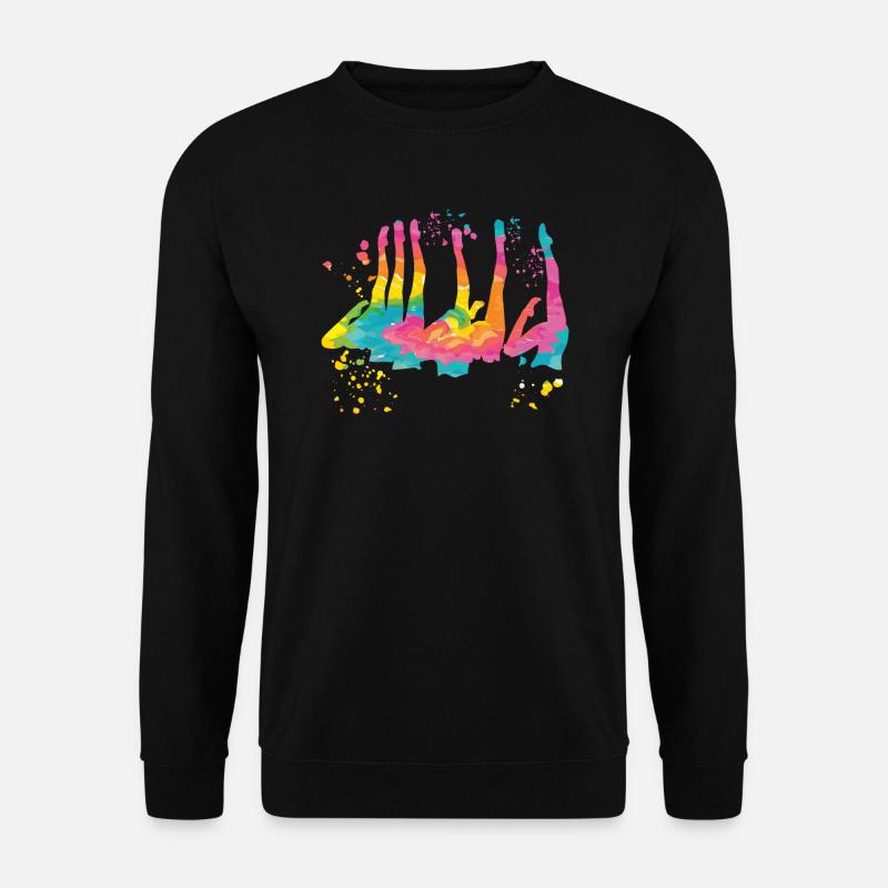 Artistic Swim Team Synchronschwimmen - Unisex Pullover - Schwarz