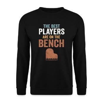 Les meilleurs joueurs Pianiste Pianiste - Sweat-shirt Unisexe - noir - Devant - Alina (178cm) & Michal (187cm)