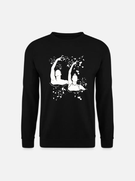 Artistic Swim Team Synchronized Swimming - Unisex Sweatshirt - black
