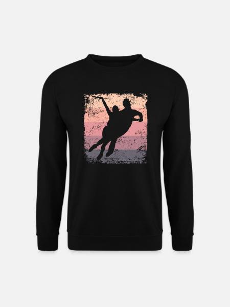 Eiskunstläufer Eiskunstlauf Schlittschuhlaufen - Unisex Pullover - Schwarz