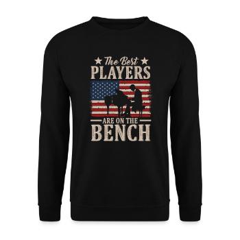 Les meilleurs joueurs Pianiste Pianiste - Sweat-shirt Unisexe - noir - Devant - Alina (178cm) & Michal (187cm)