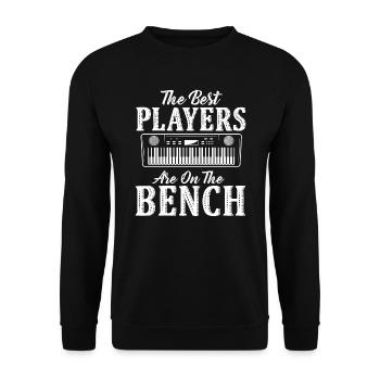 Les meilleurs joueurs Pianiste Pianiste - Sweat-shirt Unisexe - noir - Devant - Alina (178cm) & Michal (187cm)