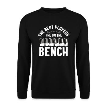 Les meilleurs joueurs Pianiste Pianiste - Sweat-shirt Unisexe - noir - Devant - Alina (178cm) & Michal (187cm)
