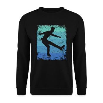 Patinage artistique Patinage artistique Patinage sur glace - Sweat-shirt Unisexe - noir - Devant - Alina (178cm) & Michal (187cm)