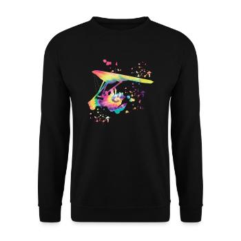 Paratrike Moteur Deltaglider Deltatrike - Sweat-shirt Unisexe - noir - Devant - Alina (178cm) & Michal (187cm)