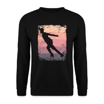 Patinage artistique Patinage artistique Patinage sur glace - Sweat-shirt Unisexe - noir - Devant - Alina (178cm) & Michal (187cm)
