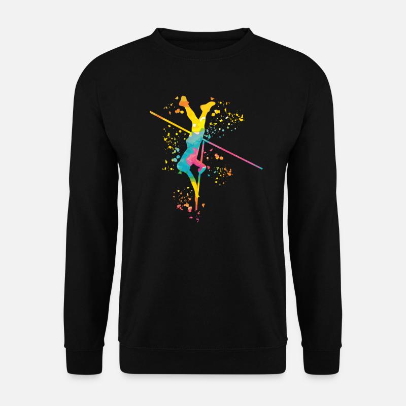 Stabhochspringer Kids Stabhochsprung - Unisex Pullover - Schwarz