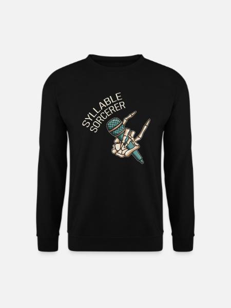 Syllable Magician Poetry Slam - Unisex Sweatshirt - black