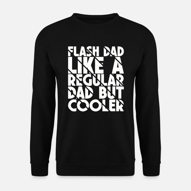 Bouldering Flash Papa Boulderer - Unisex Sweatshirt - black