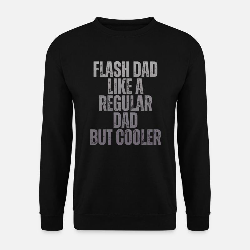 Bouldering Flash Papa Boulderer - Unisex Sweatshirt - black