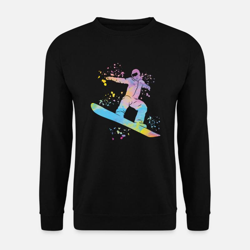 Snowboarder Snowboarding Snowboard - Unisex Sweatshirt - black