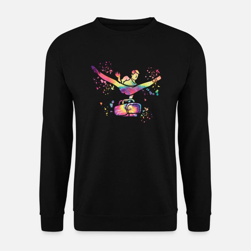 Kunstturnen Pauschenpferd Turner - Unisex Pullover - Schwarz
