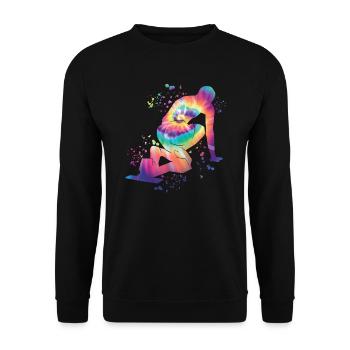 Sprinter Colorsplash Sprintender Sprint - Unisex Pullover - Schwarz - Vorne - Alina (178cm) & Michal (187cm)