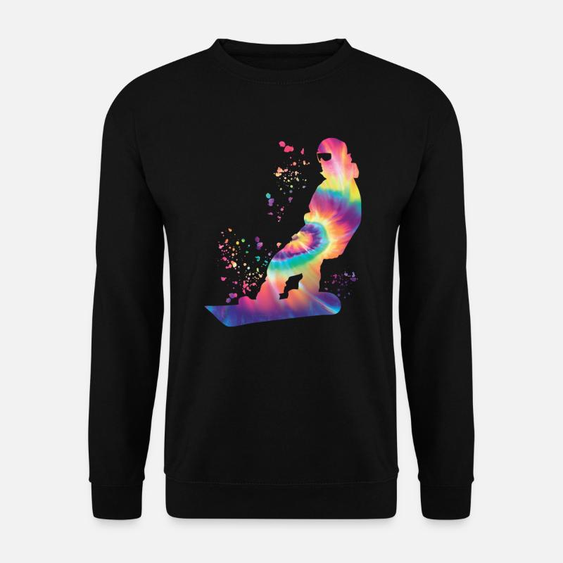Snowboarder Snowboarding Snowboard - Unisex Pullover - Schwarz