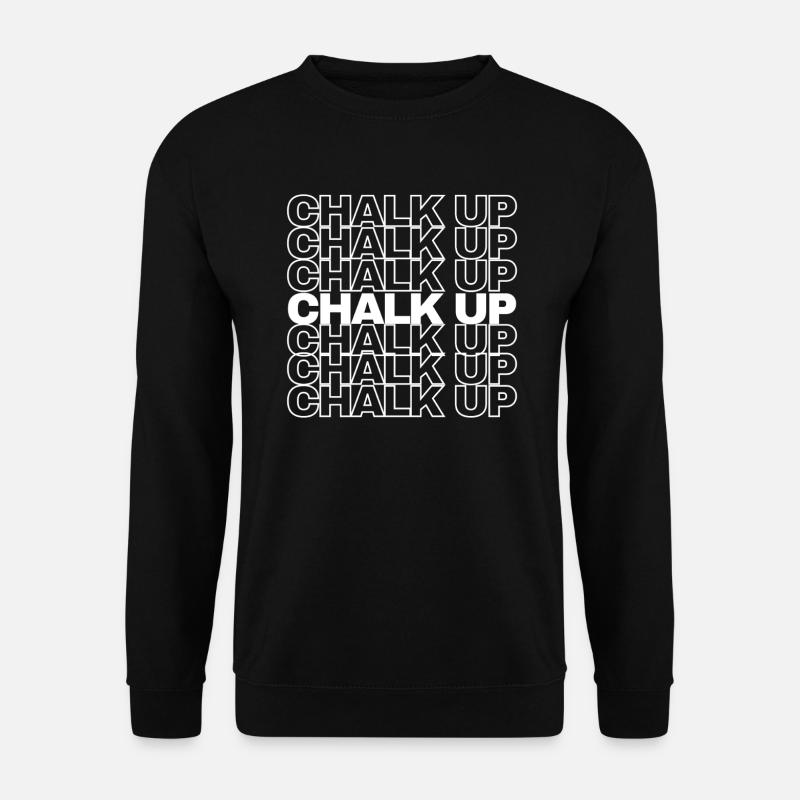 Boulderer Chalk Up Bloc - Sweat-shirt Unisexe - noir