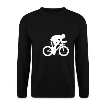 Bike - Unisex Pullover - Schwarz - Vorne - Alina (178cm) & Michal (187cm)