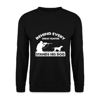 Duck hunting duck hunting hunter duck duck hunter design - Unisex Sweatshirt - black - Front - Alina (178cm) & Michal (187cm)