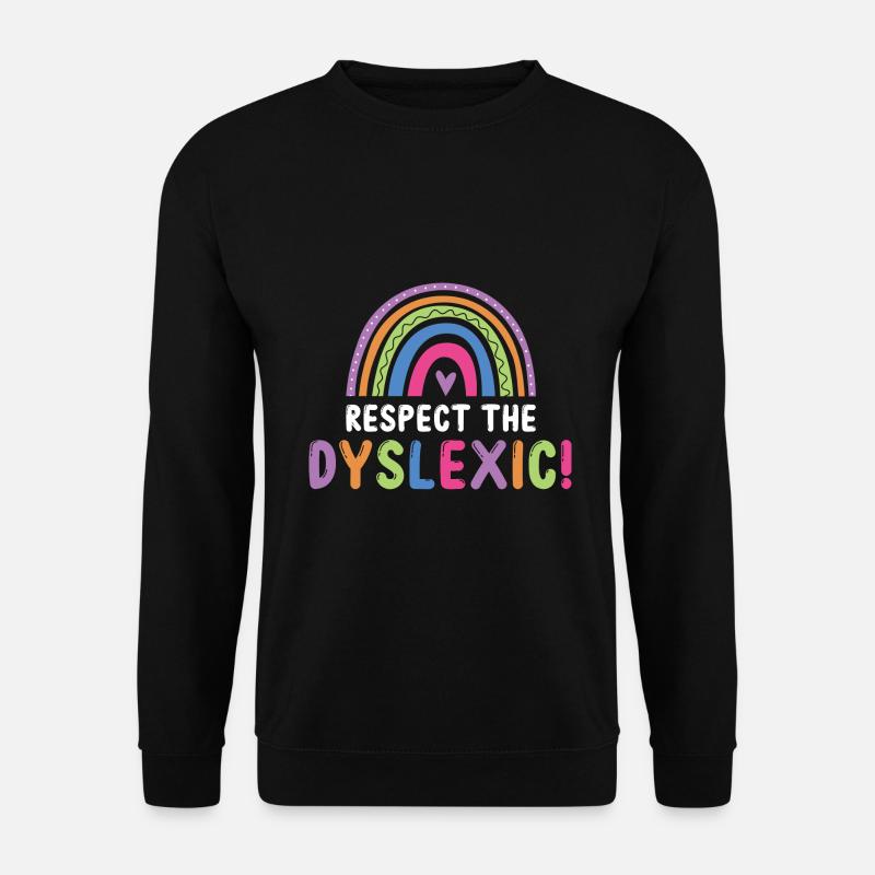 Dyslexie Interventionniste pour la dyslexie - Sweat-shirt Unisexe - noir
