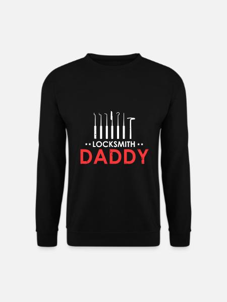 Unlocking Service Papa Locksmith Lockpicking - Unisex Sweatshirt - black