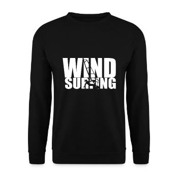 Windsurfing - Surfeurs - Sweat-shirt Unisexe - noir - Devant - Alina (178cm) & Michal (187cm)