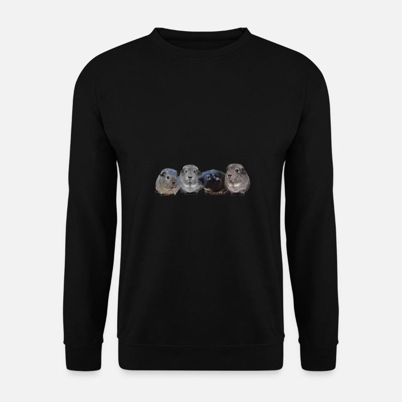 süße Meerschweinchen - Unisex Pullover - Schwarz