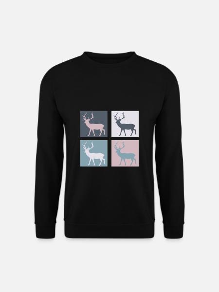 Deer - Unisex Sweatshirt - black