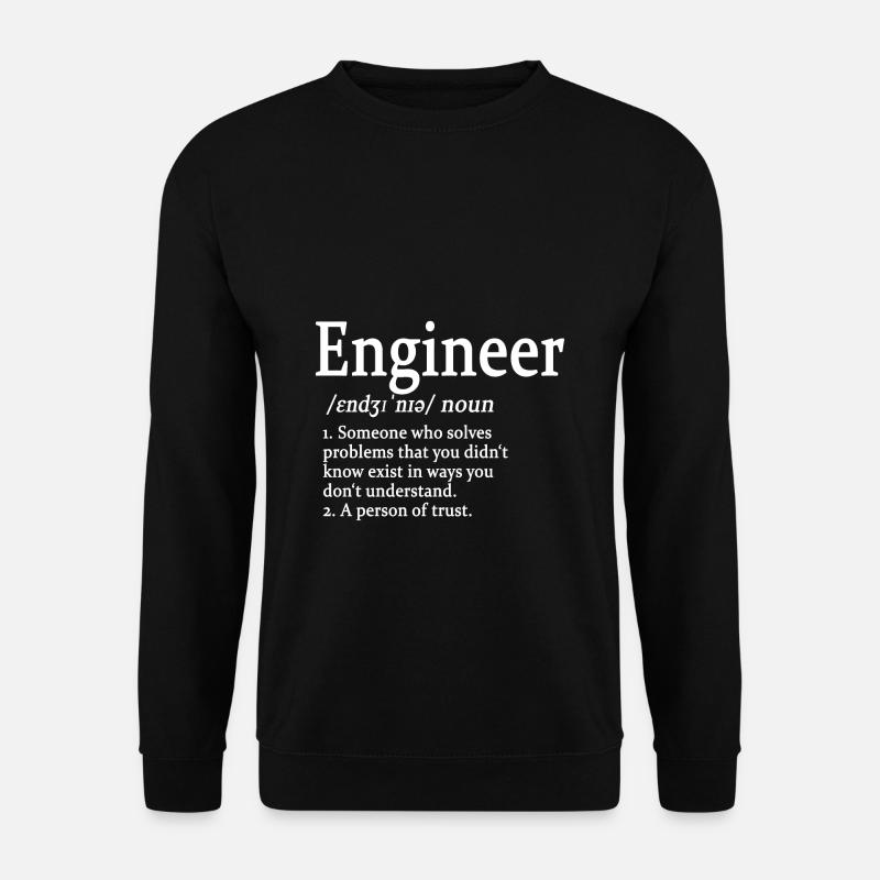 Ingenieur - Unisex Pullover - Schwarz