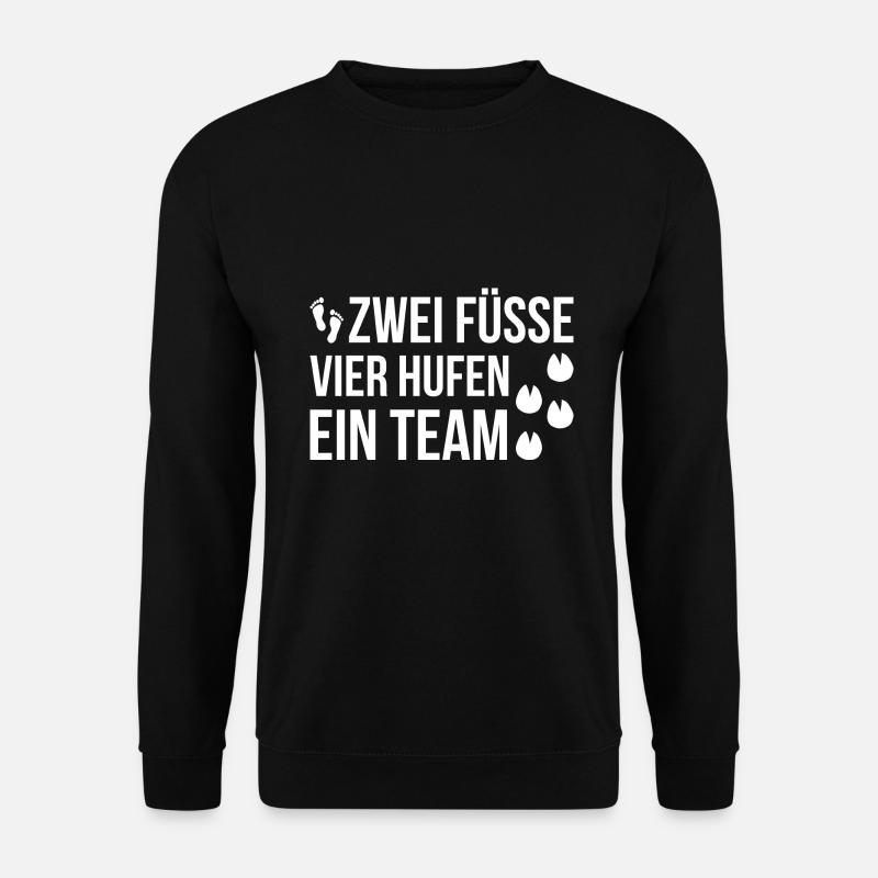 Pferd Noriker Pferde - Unisex Pullover - Schwarz