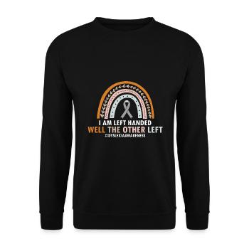 Dyslexia Teacher for Legathenia Therapists - Unisex Sweatshirt - black - Front - Alina (178cm) & Michal (187cm)