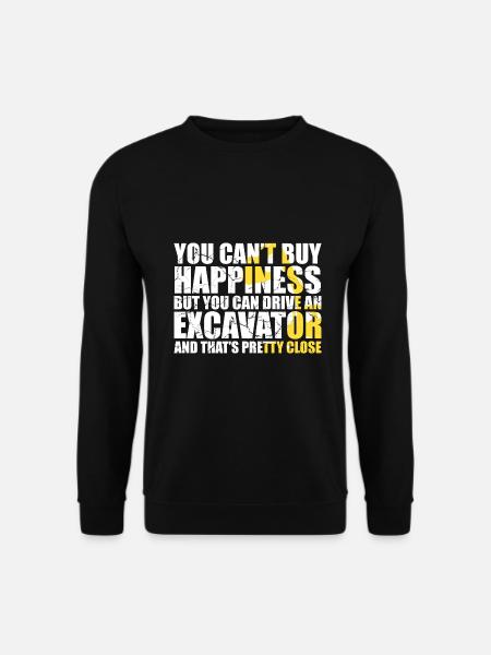 Baggerführer für Bagger und Sandbagger - Unisex Pullover - Schwarz