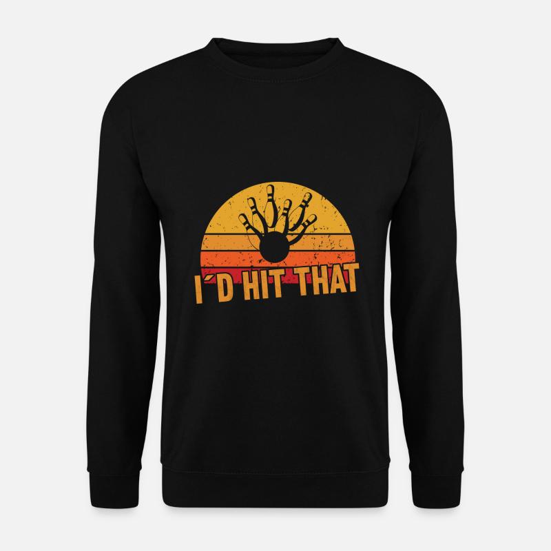I´d hit that / Bowling - Unisex Pullover - Schwarz