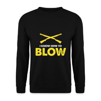 Duck hunting duck hunting hunter duck duck hunter design - Unisex Sweatshirt - black - Front - Alina (178cm) & Michal (187cm)