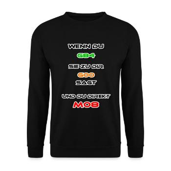 Zerspanungsmechaniker - Unisex Pullover - Schwarz - Vorne - Alina (178cm) & Michal (187cm)