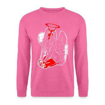 2reborn Engel Angel Teufel Devil Himmel Hölle solo - Unisex Pullover - Pink - Vorne