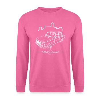 Wartburg 353 - Made in Eisenach - Kult der DDR - Unisex Pullover - Pink - Vorne