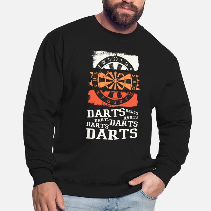 Fléchettes, jeu de fléchettes, jeu de fléchettes, fléchettes, joueurs de fléchettes Sweat-shirt Unisexe
