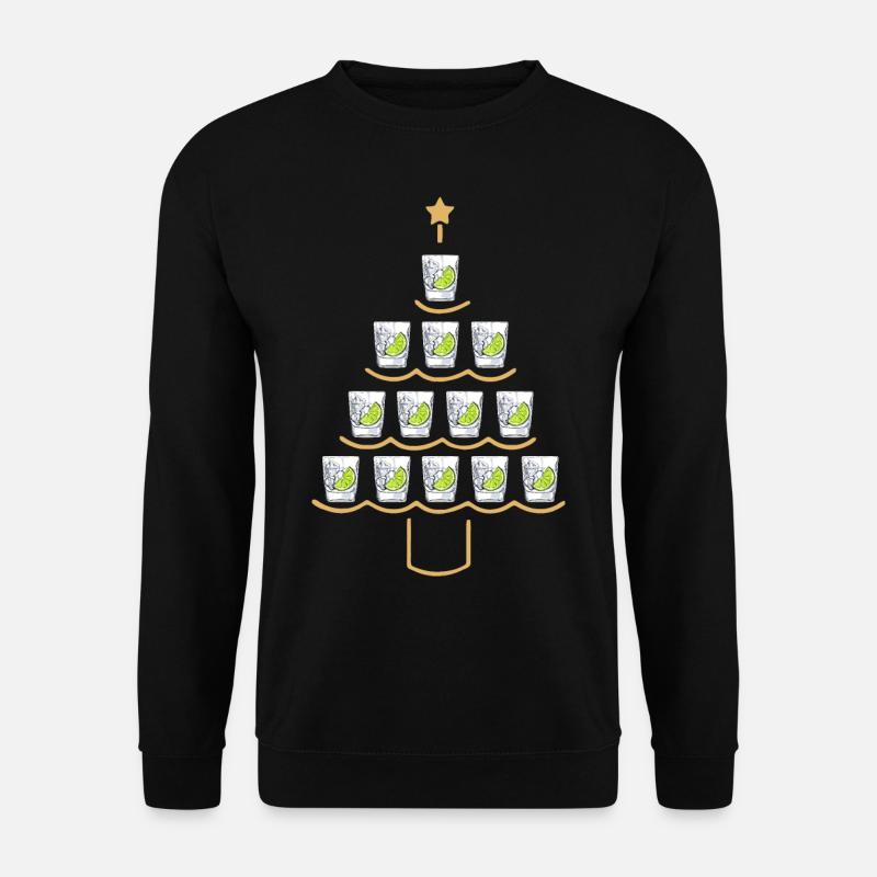 Gin Christmas Tree - Unisex Sweatshirt - black