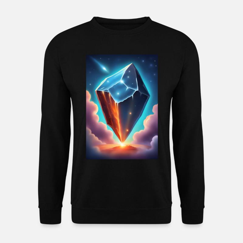 Eisiger Meteor - Unisex Pullover - Schwarz