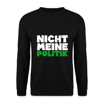 anti grüne Politik Regierung Geschenkidee - Unisex Pullover - Schwarz - Vorne - Alina (178cm) & Michal (187cm)